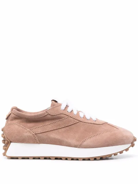 Doucal's logo-patch detail sneakers Pink DD8565ARROUZ199