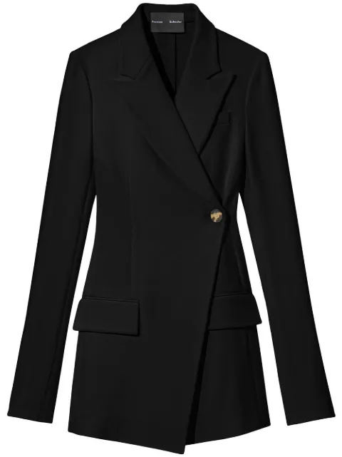 Proenza Schouler double-breasted peak-lapel blazer Black R2232002AY137