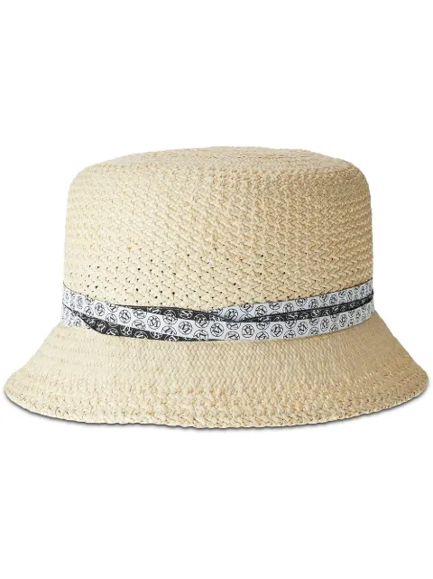 Maison Michel Zango straw bucket hat Neutrals 1155001001