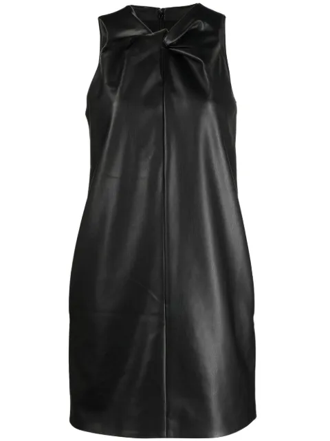 Proenza Schouler White Label twist-front sleeveless dress Black WL2233232LR207