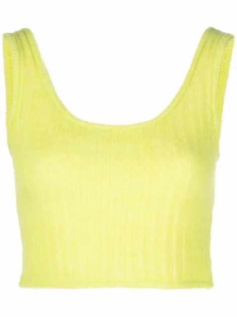 Baum Und Pferdgarten Cesya ribbed-knit tank top Green 22158