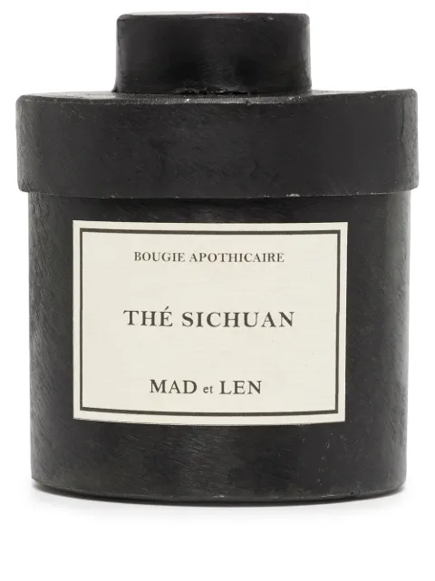 MAD et LEN Thé Sichuan scented candle Black BA51