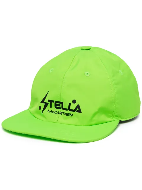 Stella McCartney logo-print cap Green 900709W8899