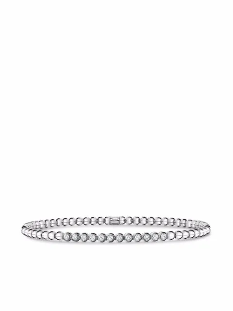 Pragnell 18kt white gold Bohemia diamond bangle Silver CR2251