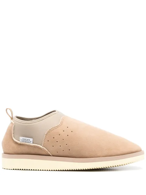 Suicoke Ron suede slippers Brown OG073M2ABMID