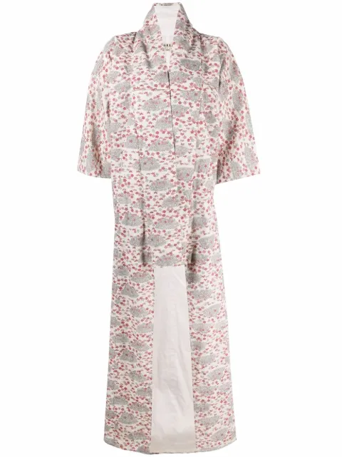 A.N.G.E.L.O. Vintage Cult 1970s floral print kimono Neutrals ANG280VCP