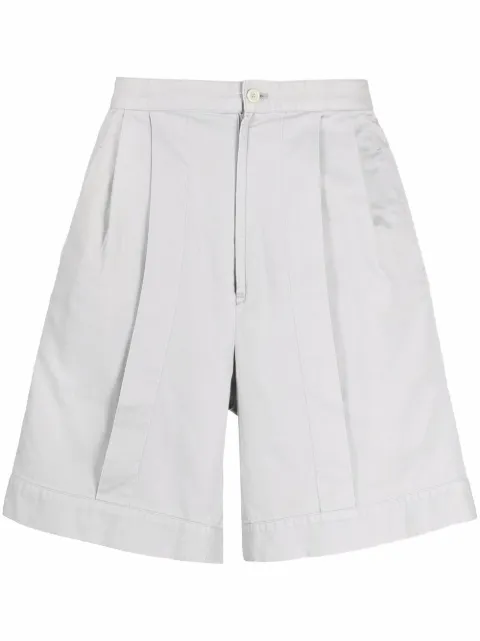Issey Miyake Pre-Owned 1970s high-waist Bermuda shorts Grey HOLAMIY109