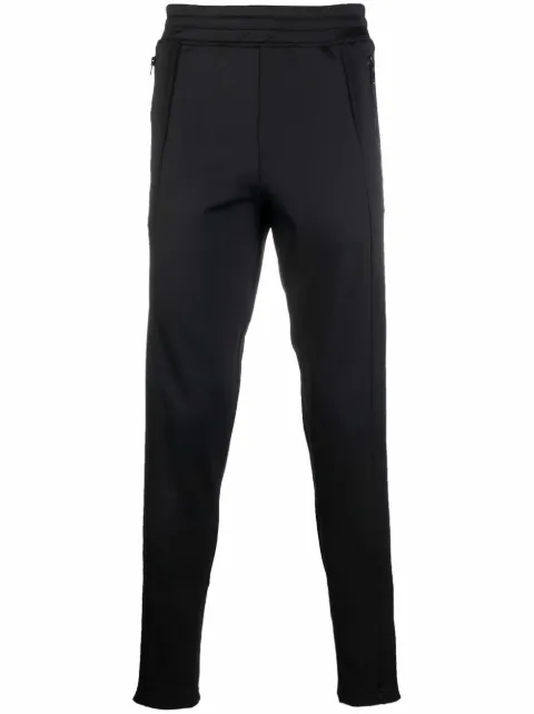 Moschino logo-tape track pants Black J03282029
