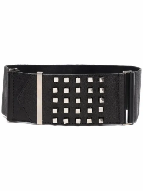 Gianfranco Ferré Pre-Owned 1990s studded waist belt Black GFFE250P