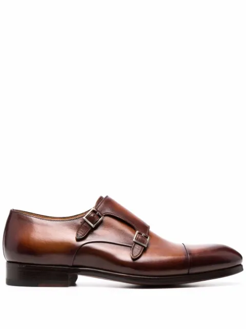 Magnanni Garrett monk shoes Brown 23805