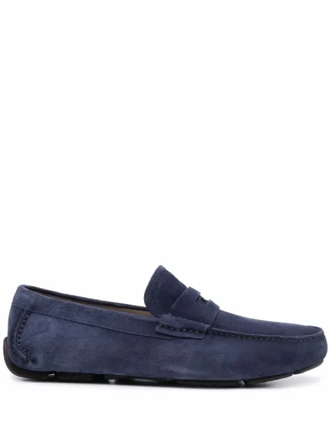 Ferragamo Newton driver shoes Blue 749474