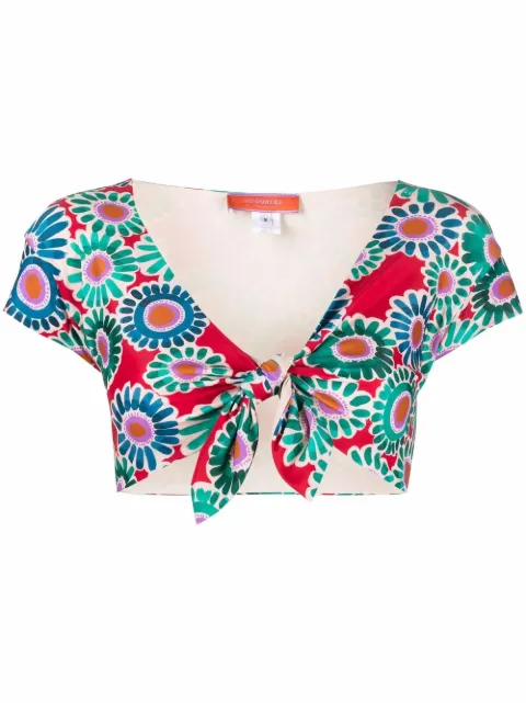 La DoubleJ bikini Bardot Top Red SWI0026LYC001DAY0001