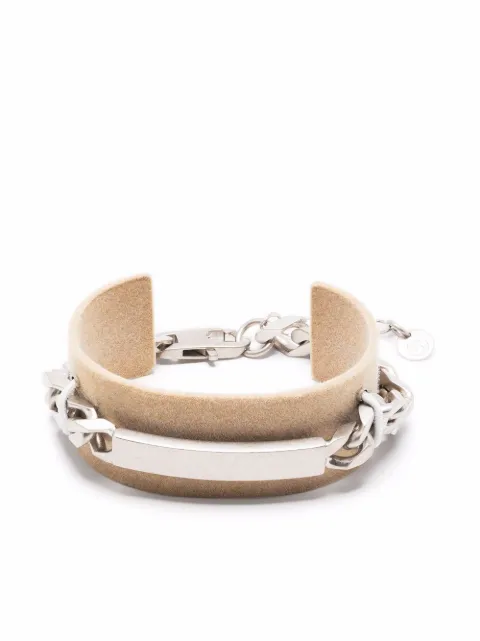 MM6 Maison Margiela layered chain bracelet Neutrals SM6UY0010SV0070