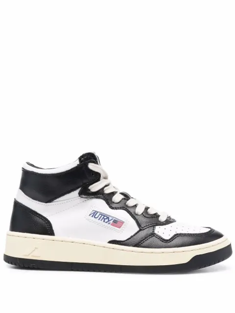 Autry high-top lace-up sneakers White AUMWWB01