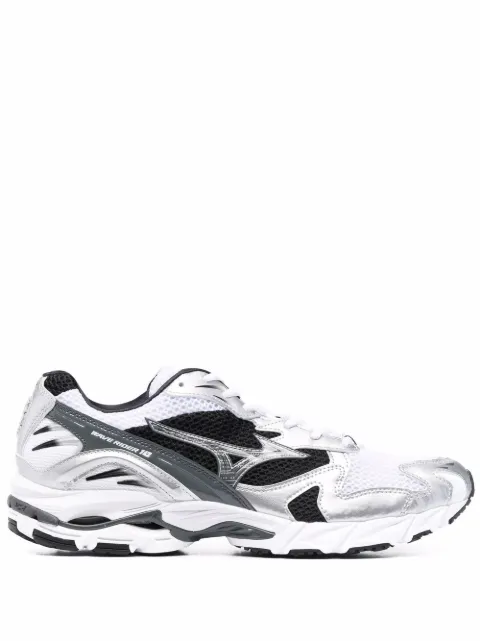 Mizuno Wave Rider 10 panelled lace-up sneakers White D1GA2104
