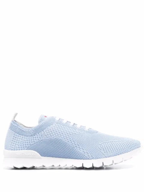 Kiton fly-knit low-top trainers Blue USSFITSN0080939