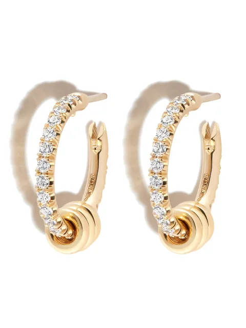 Spinelli Kilcollin 18kt yellow gold diamond hoop earrings Gold EARAPAYG