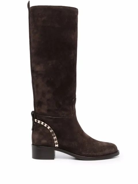 Ferragamo Tawnie knee-high boots Brown 750798