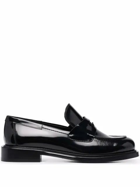 Ferragamo Nyx 30 patent leather loafers Black 750966