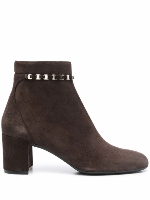 Ferragamo Ghila suede ankle boots Brown 750675
