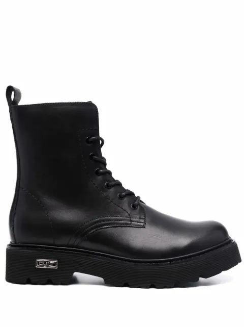 Cult lace-up leather boots Black CLM303701