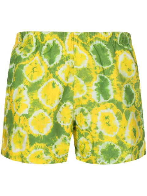 Timo Trunks Bauhaus swim shorts Green EDITIONLEMONGREENSHIBORI
