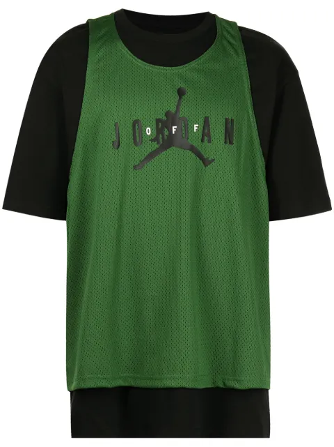 Jordan logo-print layered T-shirt Green CV3518361