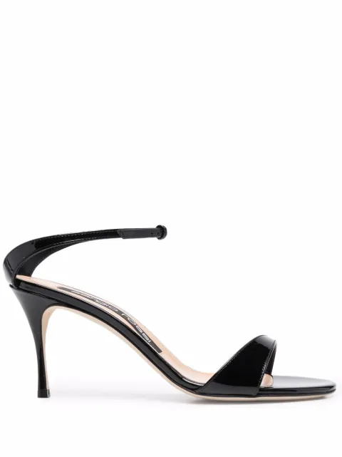 Sergio Rossi open-toe strap-detail sandals Black A92940MVIV01