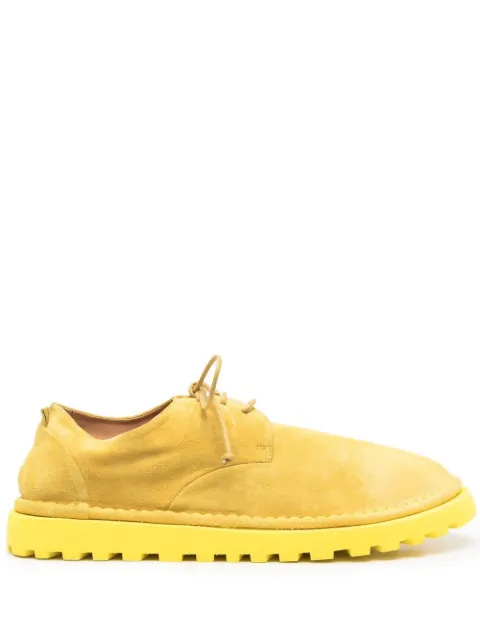 Marsèll Sancrispa Alta suede derby shoes Yellow MMG112M141