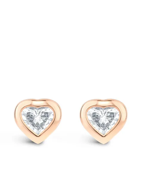 Pragnell 18kt rose gold Sundance diamond stud earrings Pink 1208336