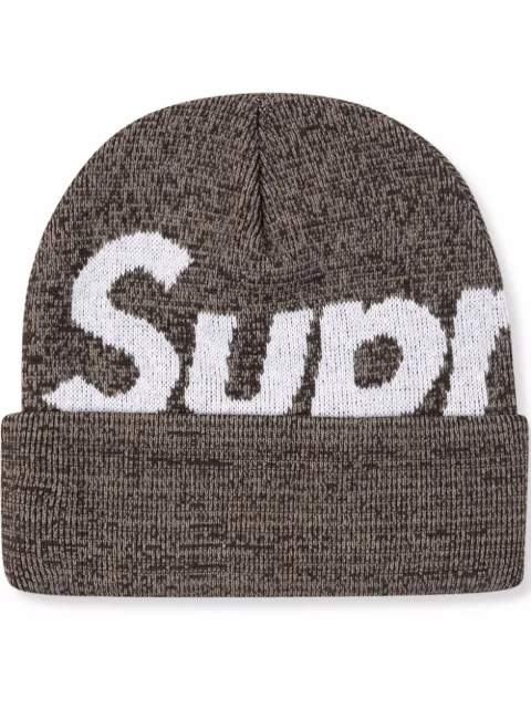 Supreme Big Logo beanie Brown SU11018