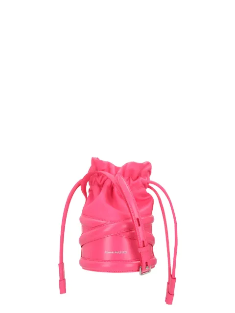 Alexander McQueen The Soft Curve bucket bag Pink 6968111AXAA