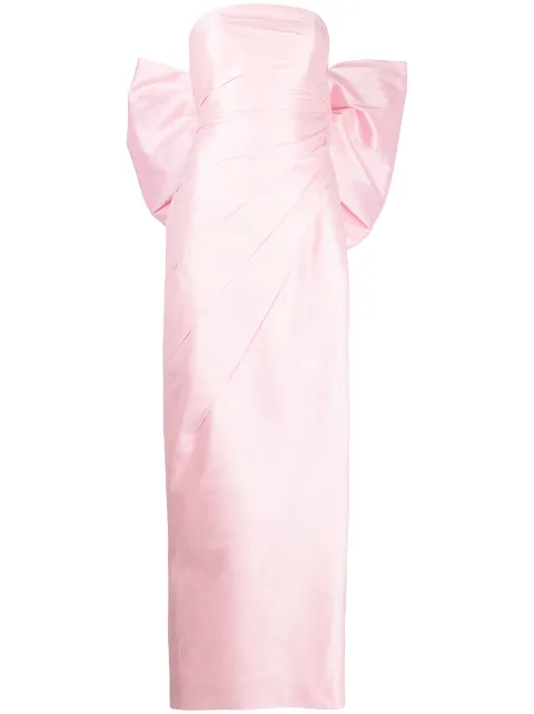 Bambah oversize bow detail gown Pink BMSS2203
