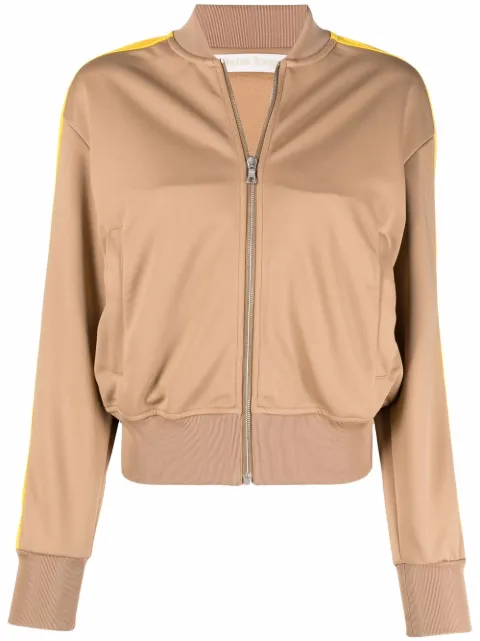 Palm Angels side-stripe track jacket Neutrals PWBD025F21FAB002