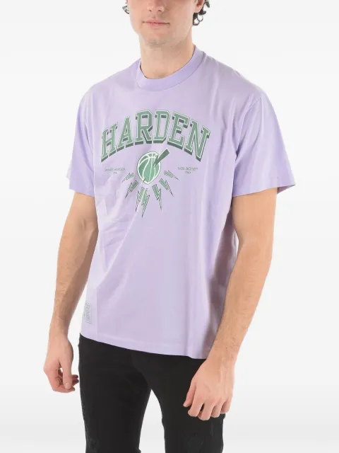 Neil Barrett x James Harden logo-print T-shirt Purple PBJT088SS572S