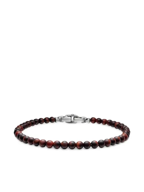 David Yurman sterling silver Spiritual Beads bracelet (4mm) Silver B25406MSSBRE