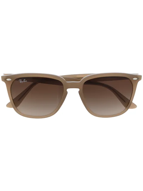 Ray-Ban RB4362 square-frame sunglasses Brown RB4362616613