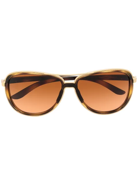 Oakley Split Time pilot-frame sunglasses Gold OO4129412918