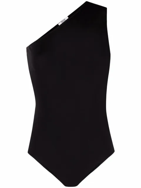 Wolford one-shoulder asymmetrical bodysuit Black 79232