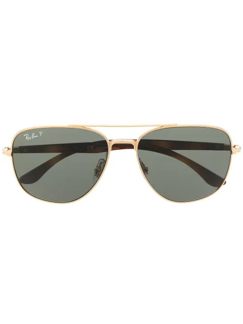 Ray-Ban 0RB3683 aviator-frame sunglasses Black RB368300158
