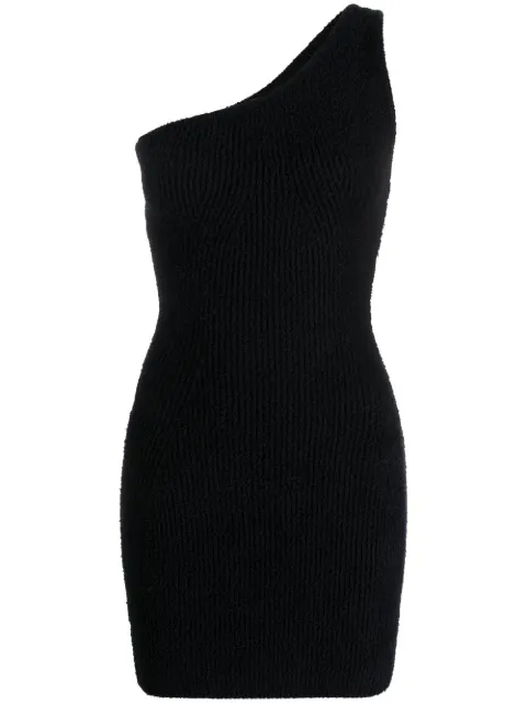 WARDROBE.NYC x Hailey Bieber one-shoulder dress Black W5025R09