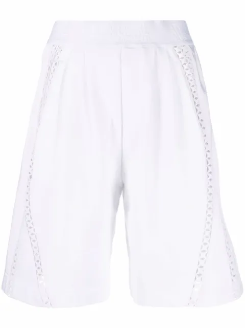 Alberta Ferretti cut-out detail shorts White A03022841