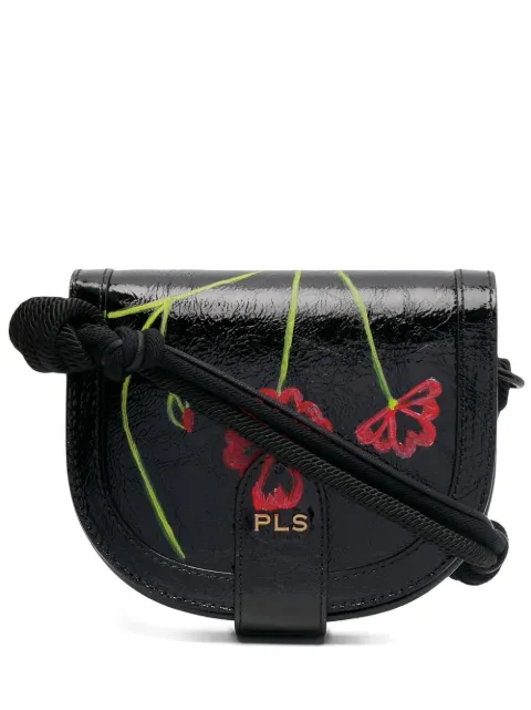 Philosophy Di Lorenzo Serafini floral-print satchel bag Black A31062178