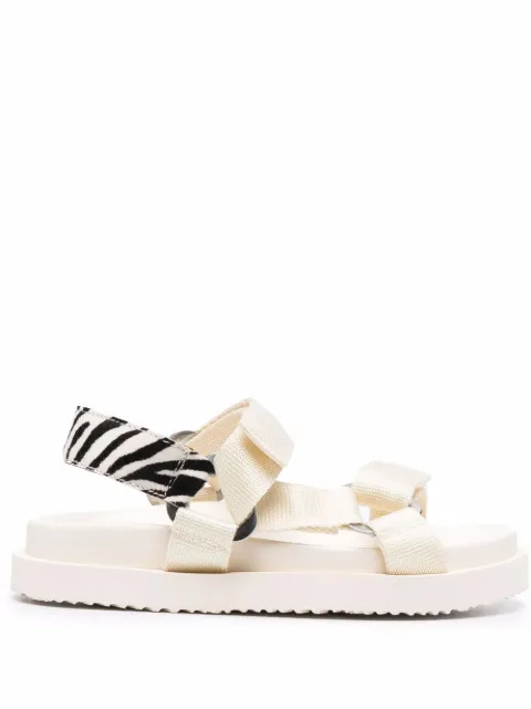 Buttero Vara strappy sandals White B9424VARADG