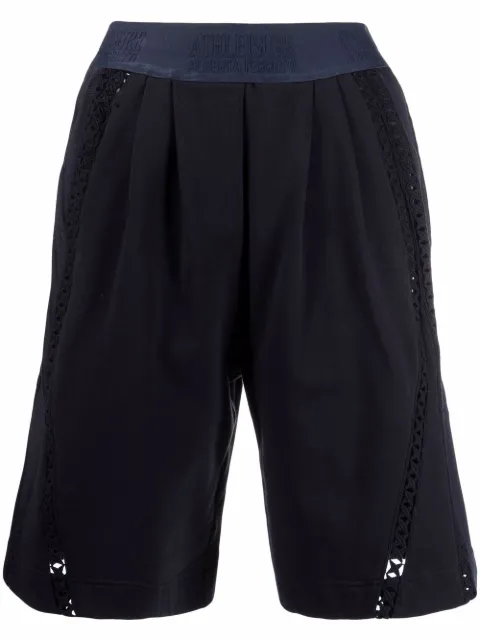 Alberta Ferretti cut-out detail shorts Blue A03022841