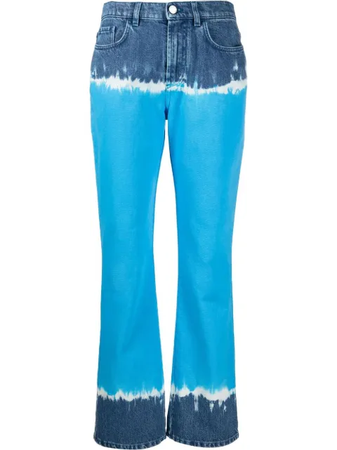 Alberta Ferretti tie-dye flared jeans Blue AEF221SA03082979