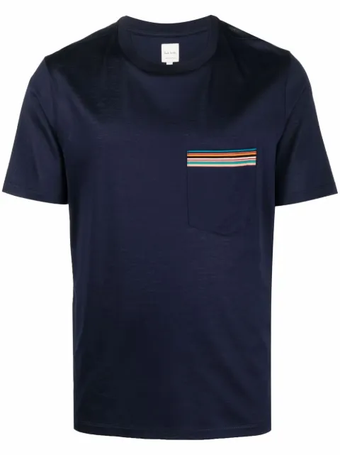 Paul Smith pocket cotton T-shirt Blue M1R306UH00088