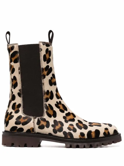 Scarosso Nick Wooster leopard boots Neutrals WOOSTERCHELLEOPONY