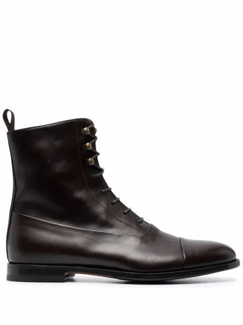 Scarosso Archie lace-up boots Brown ARCHIEBOOTBROCALF
