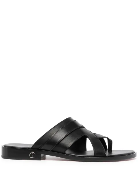 Christian Louboutin Sinouhe leather sandals Black 3210554